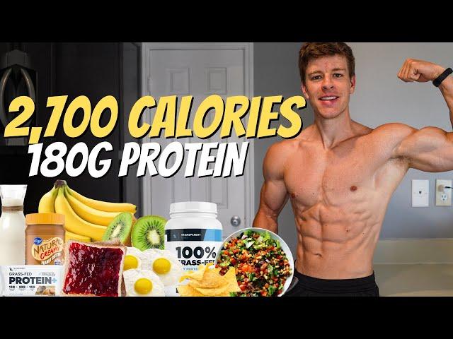 Full Day of Eating 2,700 Calories | High Protein Diet To Lose Fat and Build Muscle