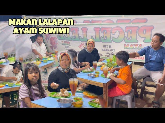 MAKAN LALAPAN BARENG KANG ROJAK MBAK NUNG‼️ Keisha Nesu Minta Sepeda Listrik Juga