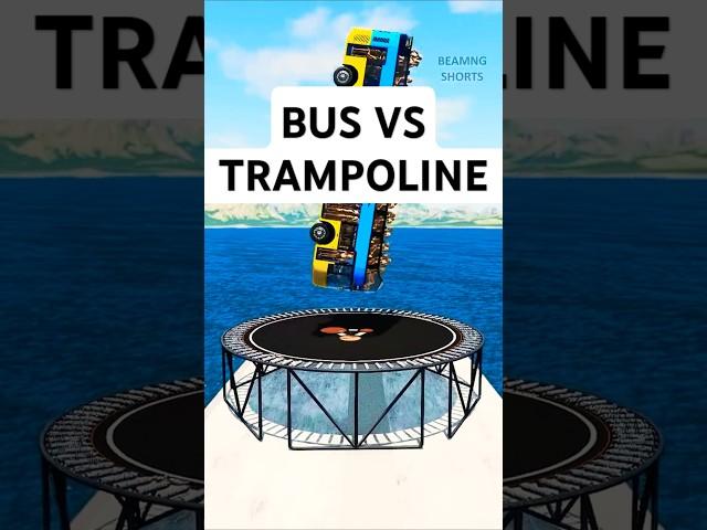 Cars vs Trampoline Gravity  #shorts