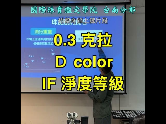 台南彩色寶石鑑定教學課程丨鑽石流行重量舉例丨循環課程丨  #彩色寶石 #colorstone  #shorts #ruby #sapphire #padparadscha