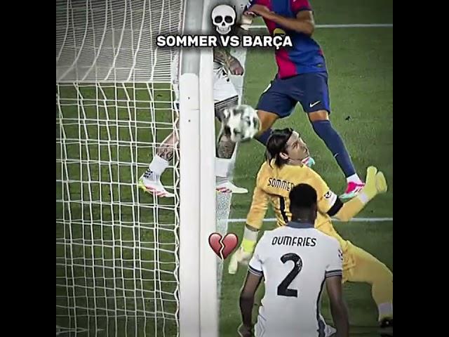 Sommer vs PSG  #shorts #football #funny #trending #messi #ronaldo #memes