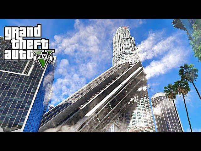 MEGA EARTHQUAKE DESTROYS LOS SANTOS - GTA 5 END OF LOS SANTOS EARTHQUAKE MOD