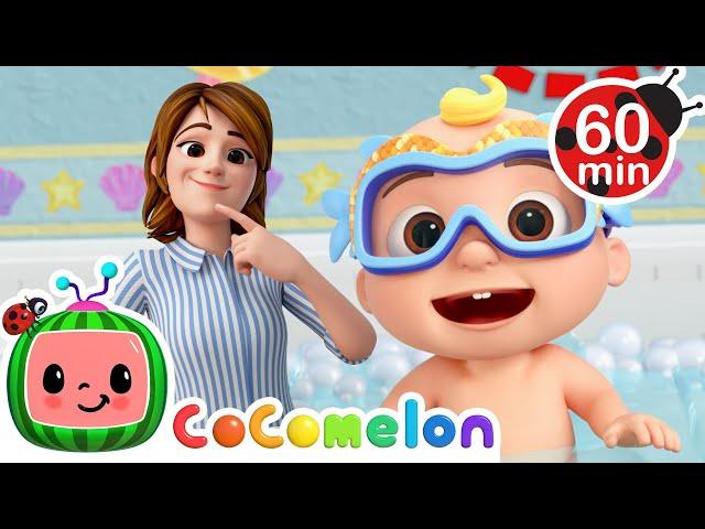 Fast Little Fishy Bath Time with Baby JJ!  + Popular CoComelon Nursery Rhymes and Kids Songs