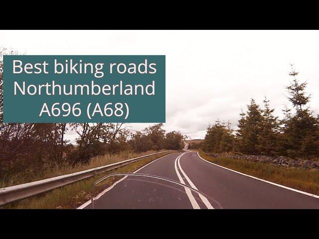 Best biking roads Northumberland - A696 (A68) Ponteland to Scottish border | Suzuki V-Strom 650XT