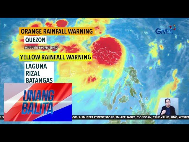 Bagyong #EntengPH, bahagyang lumakas - Weather update today as of 6:22... | Unang Balita