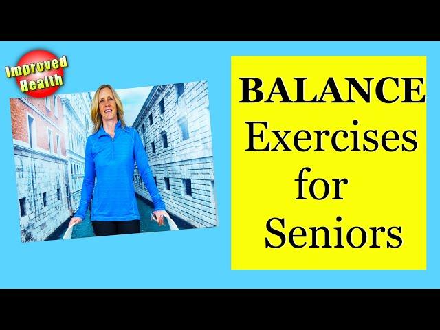 Balance Exercises for SENIORS | Prevention of Falls for Seniors | At Home