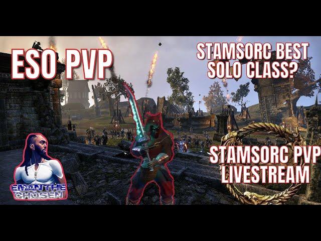 ESO PVP!! THE BEST SOLO CLASS IN ESO!!! PVP LIVESTREAM