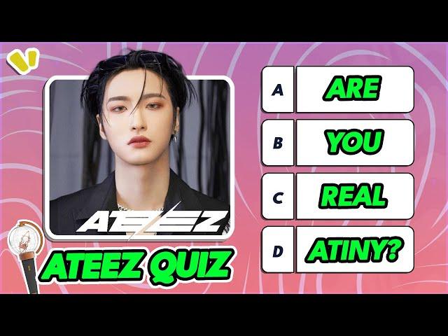 ATEEZ QUIZ | REAL ATINY CAN ANSWER - KPOP QUIZ GAMES