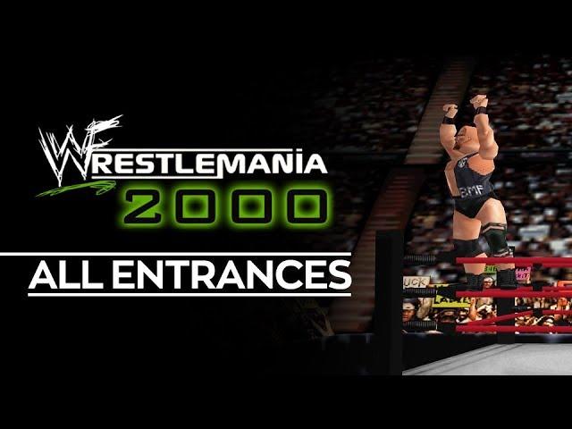 WWF Wrestlemania 2000: All Entrances (1080p HD)