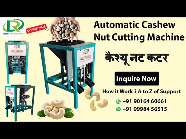 Cashew Nut Cutting Machine  | Cashew Nut Shelling Machine | Cashew Processing Machine