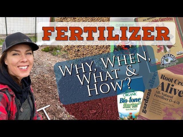 Using Fertilizer in the Vegetable Garden