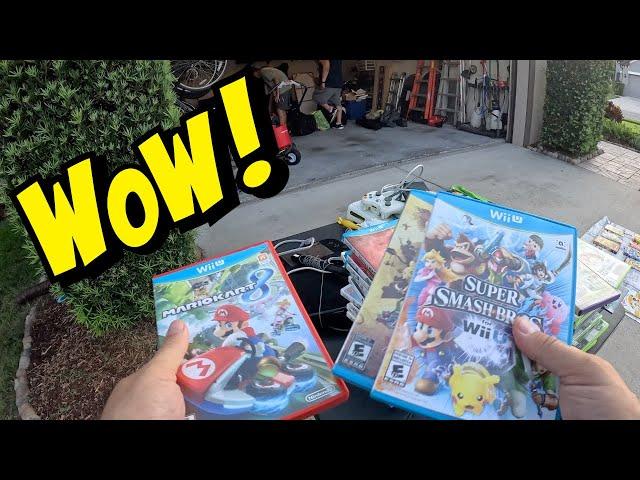 EPIC Garage Sale Video Game Score!