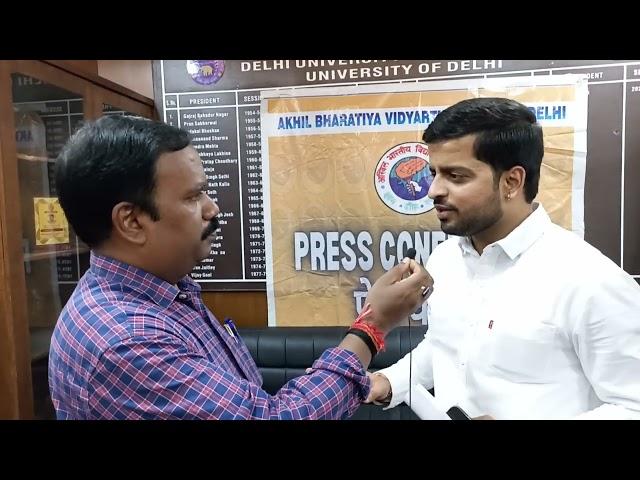 DU Update:Outgoing DUSU President Tushar Dedha On Students Pass In Delhi Metro and Mid Entry ll PC