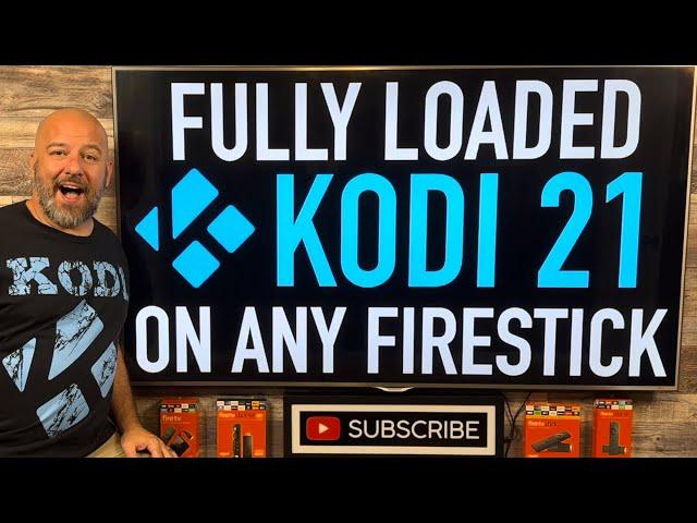 FULLY LOADED KODI 21 on any Amazon Firestick with the XENON Build