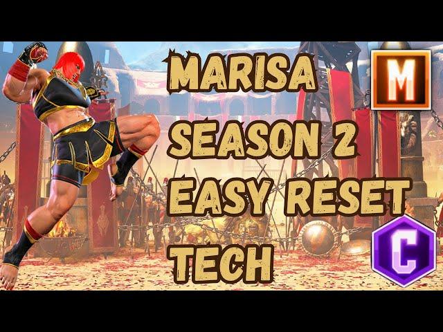 Marisa Season 2 Easy Reset Tech (Modern & Classic) | #streetfigher6 #sf6 #sf6marisa