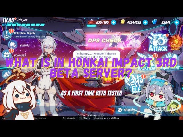 What is in Honkai Impact 3rd beta server | Honkai Impact 3rd 5.0 beta server