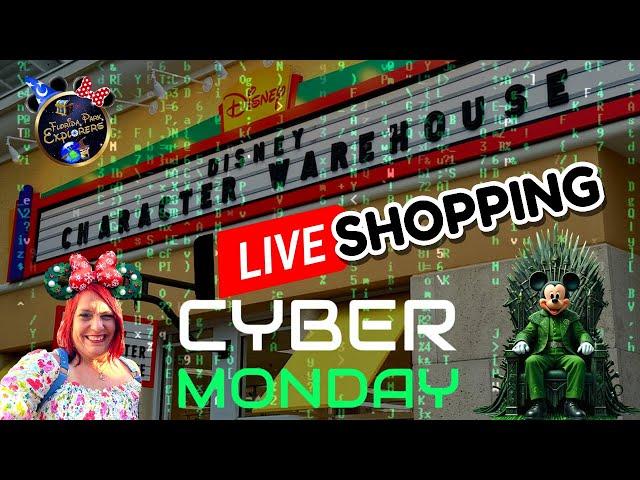 LIVE: CYBER MONDAY SHOPPING DISNEY CHARACTER WAREHOUSE