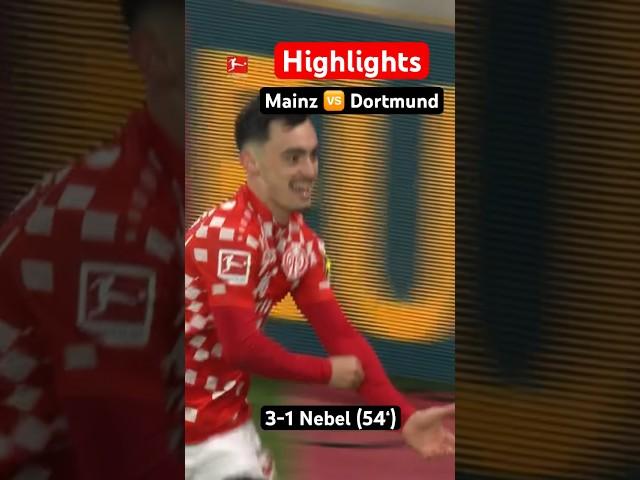 HIGHLIGHTS ️ | First Home Win For Mainz! • 1. FSV Mainz 05  Borussia Dortmund • MD10