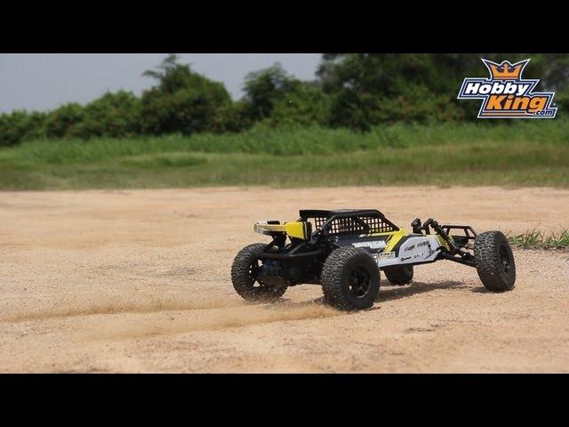 HobbyKing Daily - Turnigy 1/10 Brushless 2WD Desert Racing Buggy Test Runs