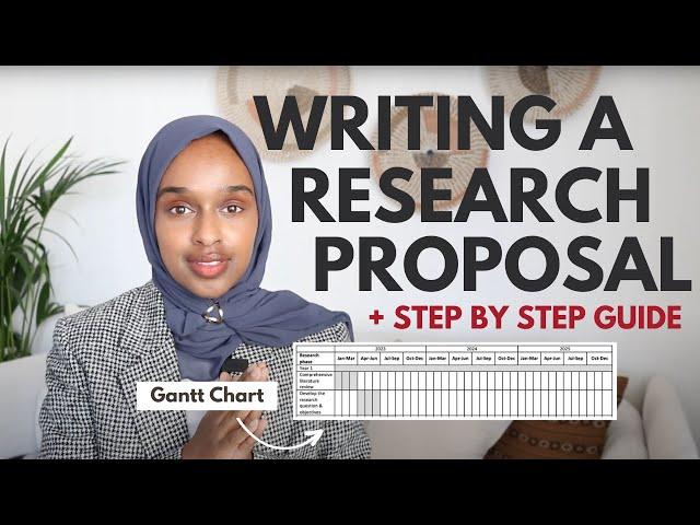 How To Write A Successful Research Proposal | EASY 3-STEP WRITING GUIDE