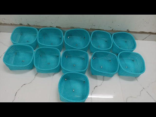 Handmade plastic/ Return gift big size tray/1 roll tray#wirebag #onlineshopping/order for 9443201046