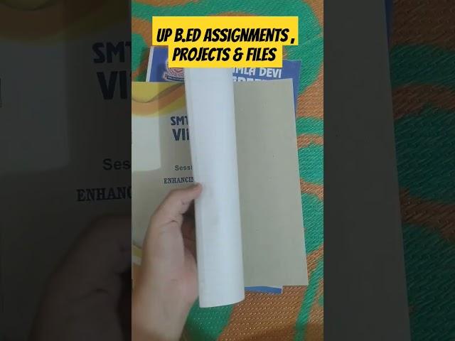 UP B.Ed assignment and files | B.Ed projects| Study with Suhani #studywithsuhani #schoolcurriculum