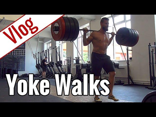 Tag 19 - Yoke Walks mit 220kg | Vlog 10-Wochen-Diät