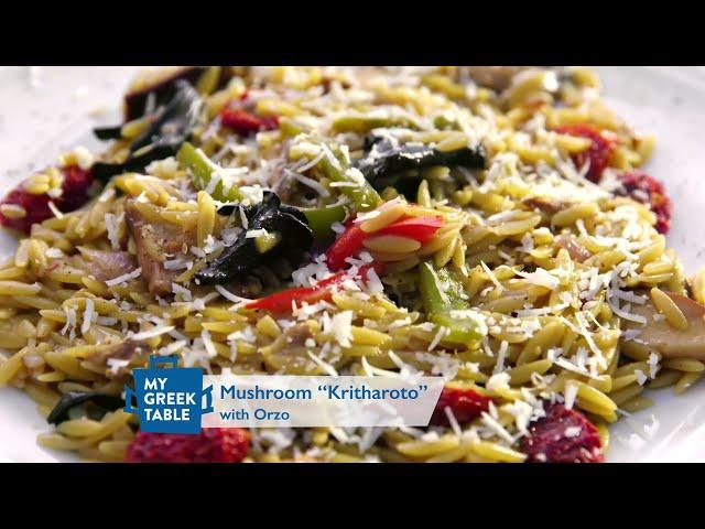 How to Make Mushroom Orzo from My Greek Table with Diane Kochilas, Season 3