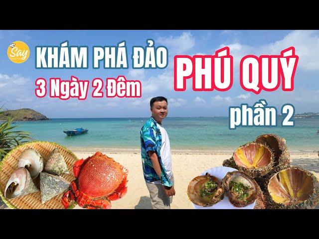 3 Days on PHU QUY Island Vietnam Part 2 | Go To HÒN TRANH, Eat Huynh De Crab & Observe Coral reefs