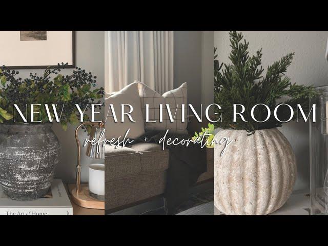 2025 AFTER HOLIDAY LIVING ROOM DECORATING + STYLING IDEAS