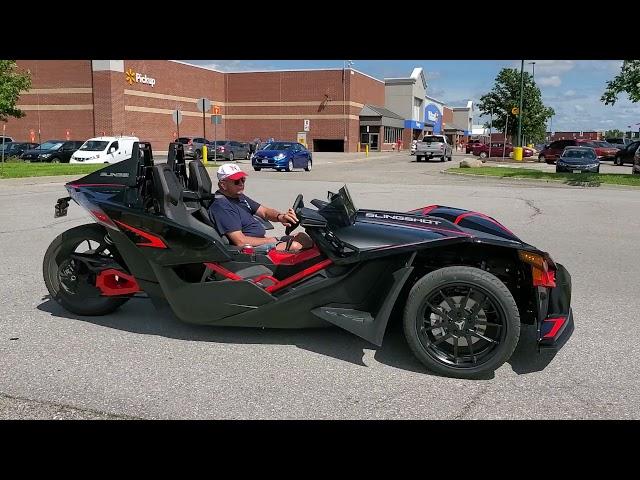 Cars leaving the 2020 Top 100 in the Midwest Car Show in Lincoln, Nebraska