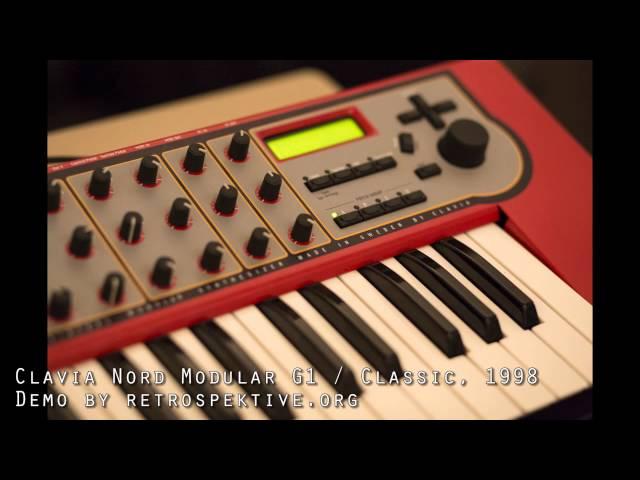 Clavia Nord Modular G1 / Classic - My Demo #1