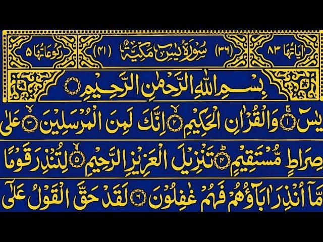 Surah Yaseen Surah Rahman | Best Qur'an Recitation | Yaseen Sharif Tilawat | Surah Yasin full