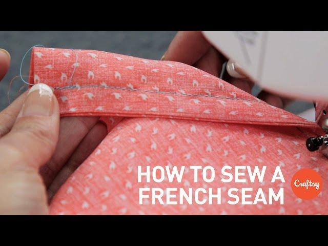 How to sew a french seam step-by-step | Sewing Tutorial with Angela Wolf