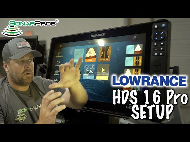 Get the MOST out of your LOWRANCE HDS 16 Pro (Key Settings)