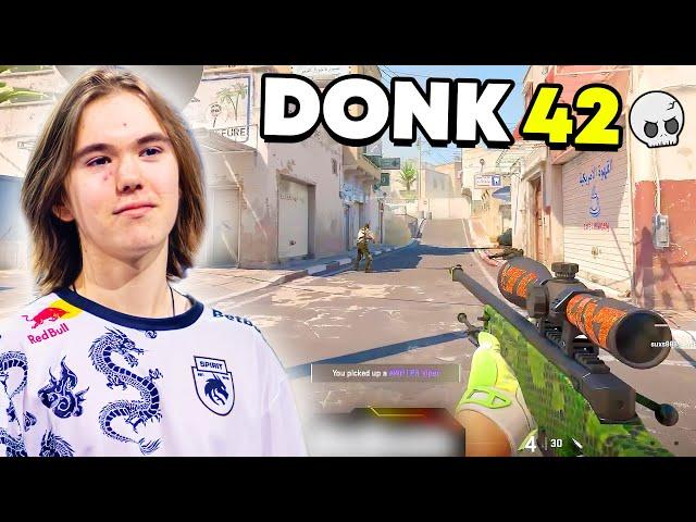 DONK SAVED THE MATCH WITH ACE CLUTCH!! - DONK PLAYS FACEIT AND GETS 42 KILLS | CS2