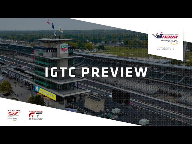 IGTC PREVIEW | Indianapolis 8 Hour (IGTC + Fanatec GT America) 2024