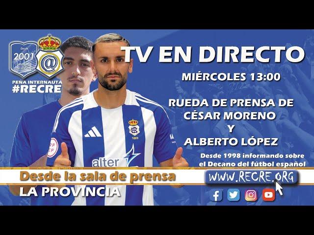 En directo: rueda de prensa de César Moreno y Alberto López (18/9/2024)