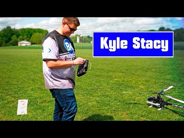 Kyle Stacy flying 3 Bladed RAW Nitro 700