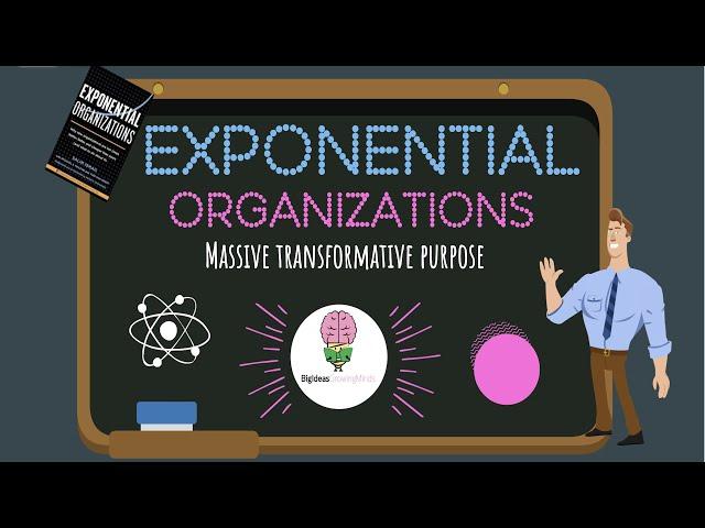 Exponential organizations by Salim Ismail - Massive Transformative Purpose: Animated summary