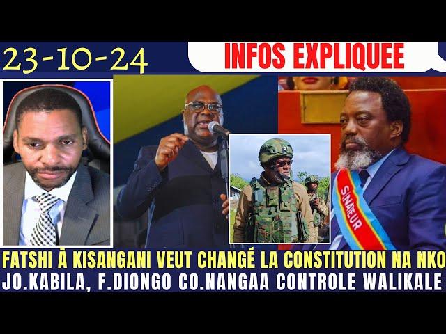 FATSHI SIGNE SA MORT CHANGÉ LA CONS. À KISANGANI KABILA,F.DIONGO AU FRONT C.NANGAA CONTROLE WALIKALE