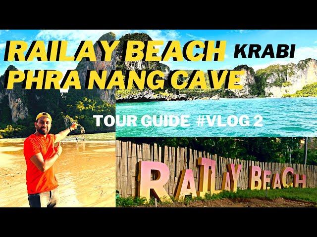 Railay Beach Thailand  | Phra Nang Cave | Phra Nang Beach ️ - Vlog 2