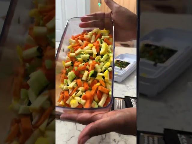 Effortless Veggie Slicing with Fullstar Chopper #chopper #vegatables