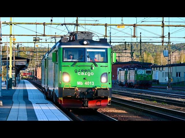 Swedish spring on the railway part 36 - Trains in Vännäs
