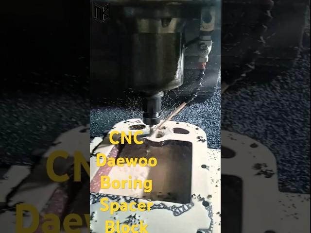 CNC Daewoo Boring Spacer Block#spacer block#cnc Daewoo #boring machine#cnc