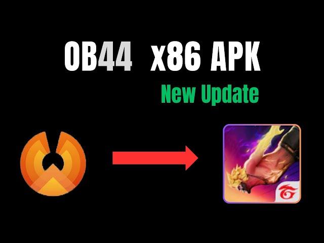 Free Fire OB44 x86 Apk download for phoenix os  ( New Updated )