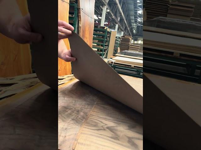 Flexible sheet veneer #woodworking