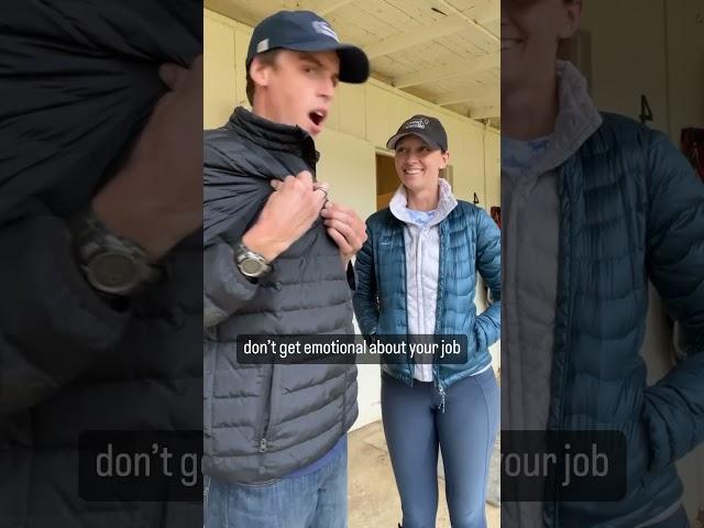 Evan The Groom’s boss.. risky filming this infront of her! #horsesandhumor #horse #shorts