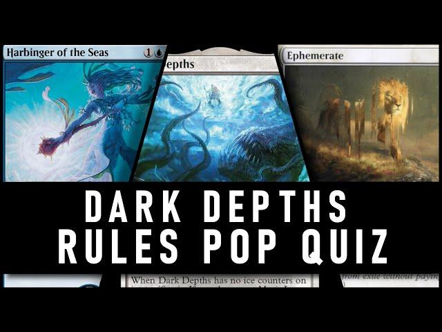 Do YOU Know The Rule? - Ephemerate, Dark Depths, & Harbinger of The Seas - MTG