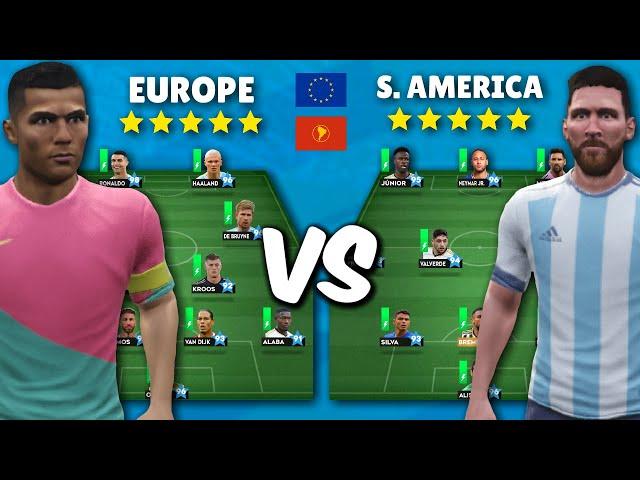 EUROPE vs. SOUTH AMERICA IN DLS 24…